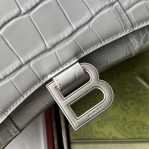 Balenciaga Hourglass Gray 23x14x10cm shoulder bag Top Quality Replica