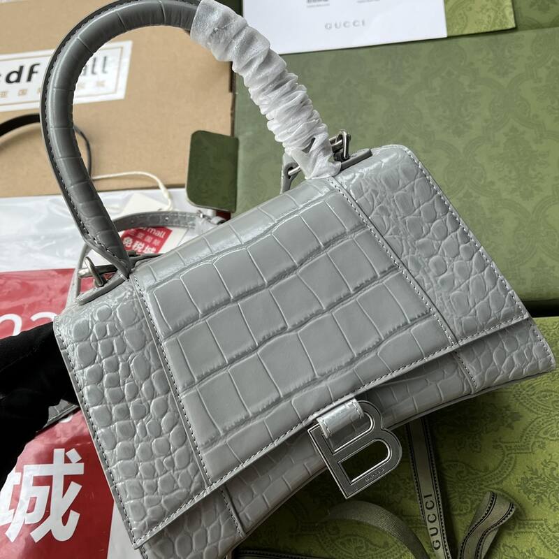 Balenciaga Hourglass Gray 23x14x10cm shoulder bag — Premium Replica