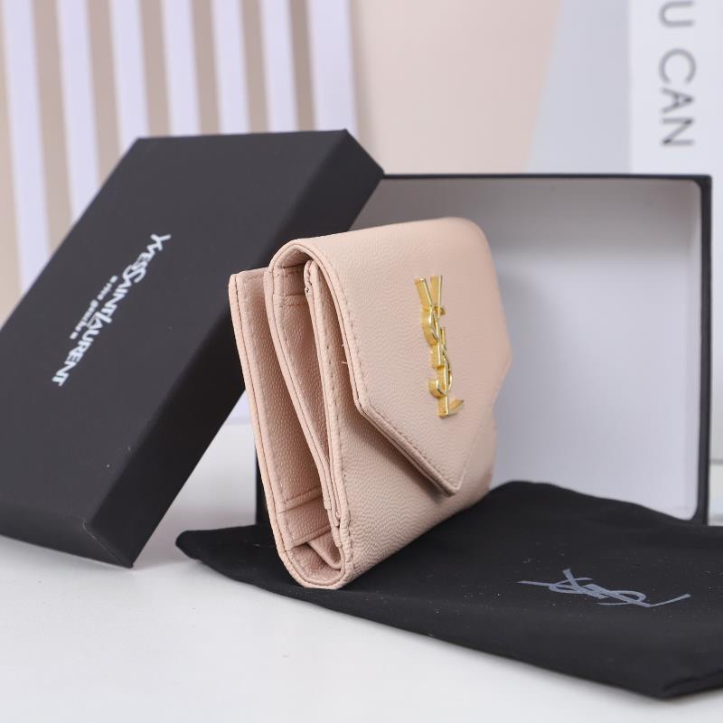 Saint Laurent Monogram Light Pink 12 5x10x2 wallet — Premium Replica
