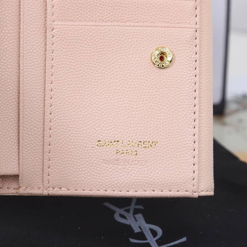 Saint Laurent Monogram Light Pink 12 5x10x2 wallet — Premium Replica