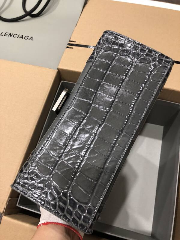 Balenciaga Hourglass Grey 23x14x10cm shoulder bag — 1:1 Replica