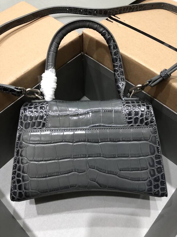 Balenciaga Hourglass Grey 23x14x10cm shoulder bag — 1:1 Replica