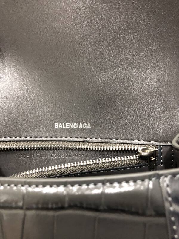 Balenciaga Hourglass Grey 23x14x10cm shoulder bag — 1:1 Replica