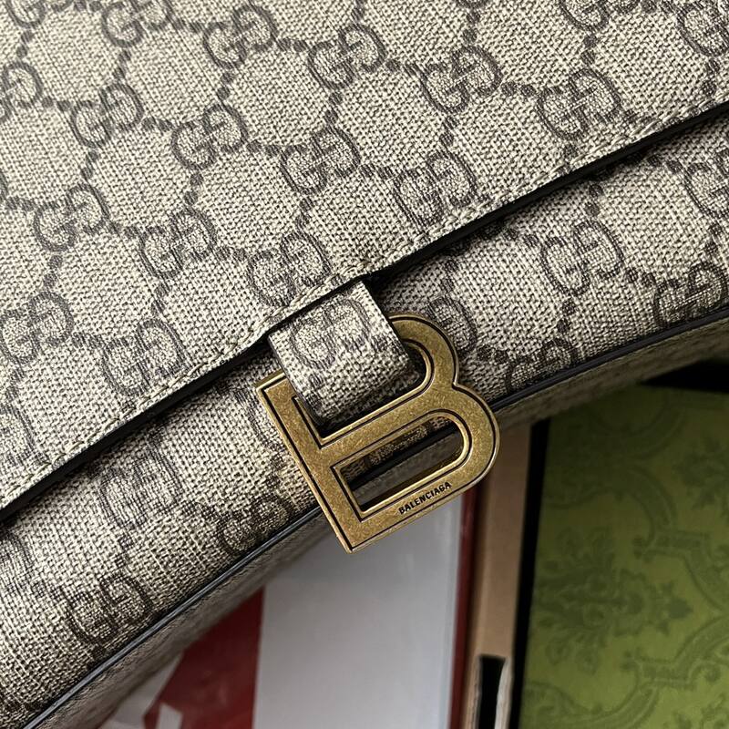 Balenciaga Hourglass Beige 23x14x10cm shoulder bag — 1:1 Replica