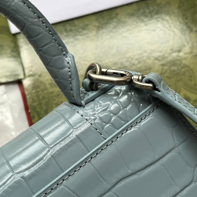 Balenciaga Hourglass Blue 23x14x10cm shoulder bag — 1:1 Replica