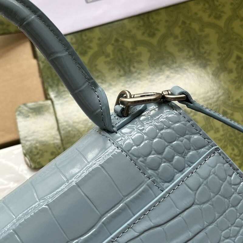 Balenciaga Hourglass Blue 23x14x10cm shoulder bag — Premium Replica