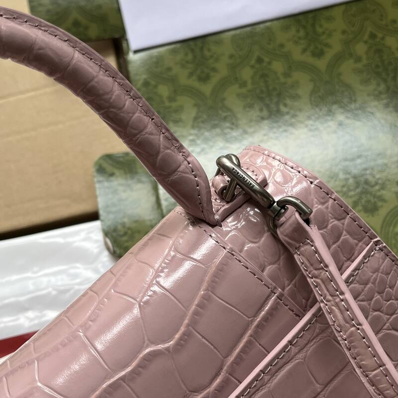 Balenciaga Hourglass Pink 23x14x10cm shoulder bag — Premium Replica