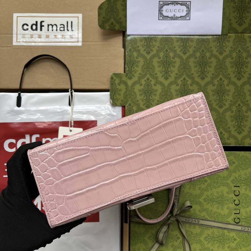 Balenciaga Hourglass Pink 23x14x10cm shoulder bag — Premium Replica