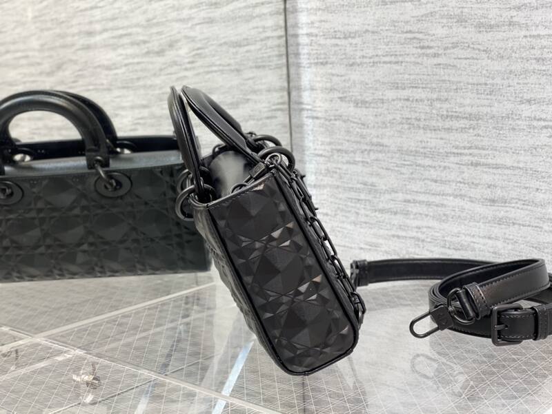 Dior Lady Black patent shoulder — Top Quality Replica