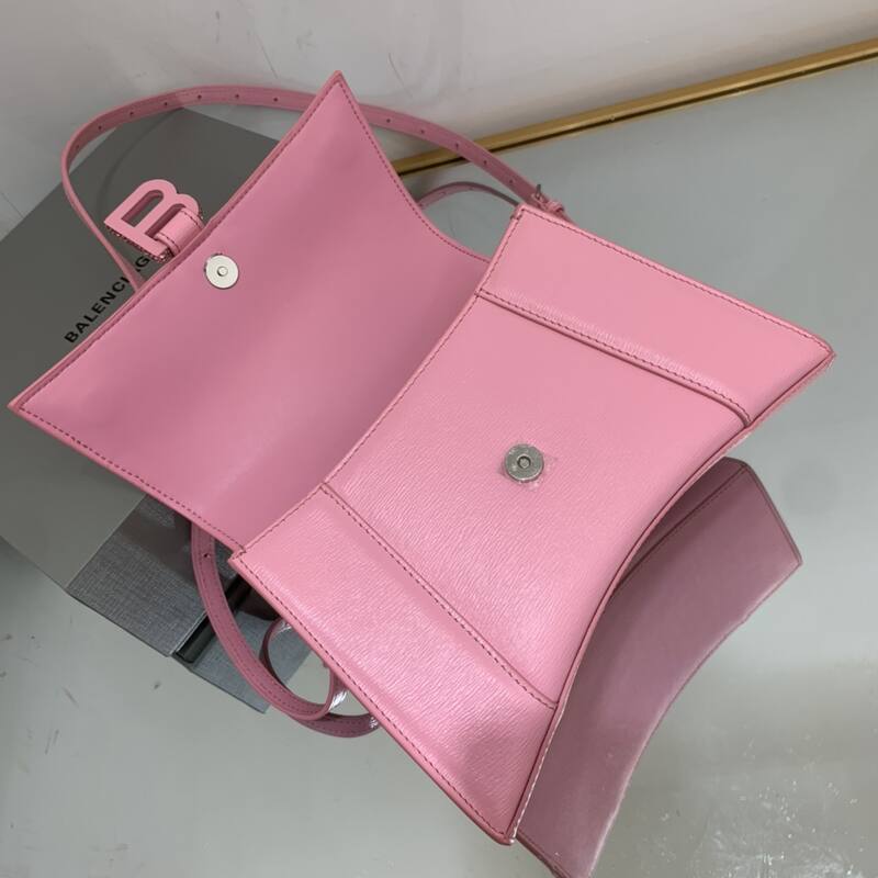 Balenciaga Hourglass Pink 23x14x10cm shoulder bag — 1:1 Replica