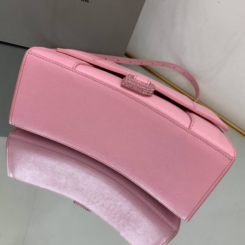 Balenciaga Hourglass Pink 23x14x10cm shoulder bag — 1:1 Replica