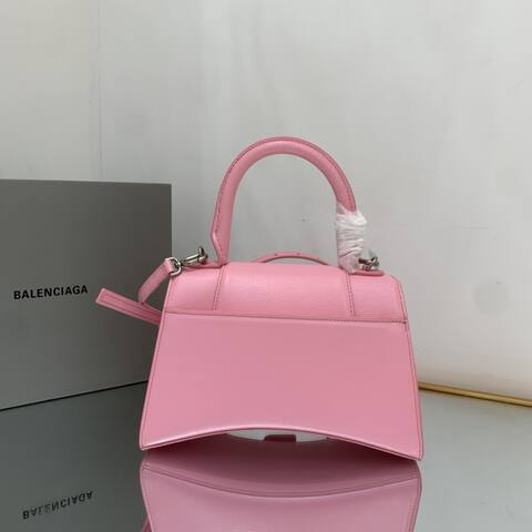 Balenciaga Hourglass Pink 23x14x10cm shoulder bag 1 1 Replica
