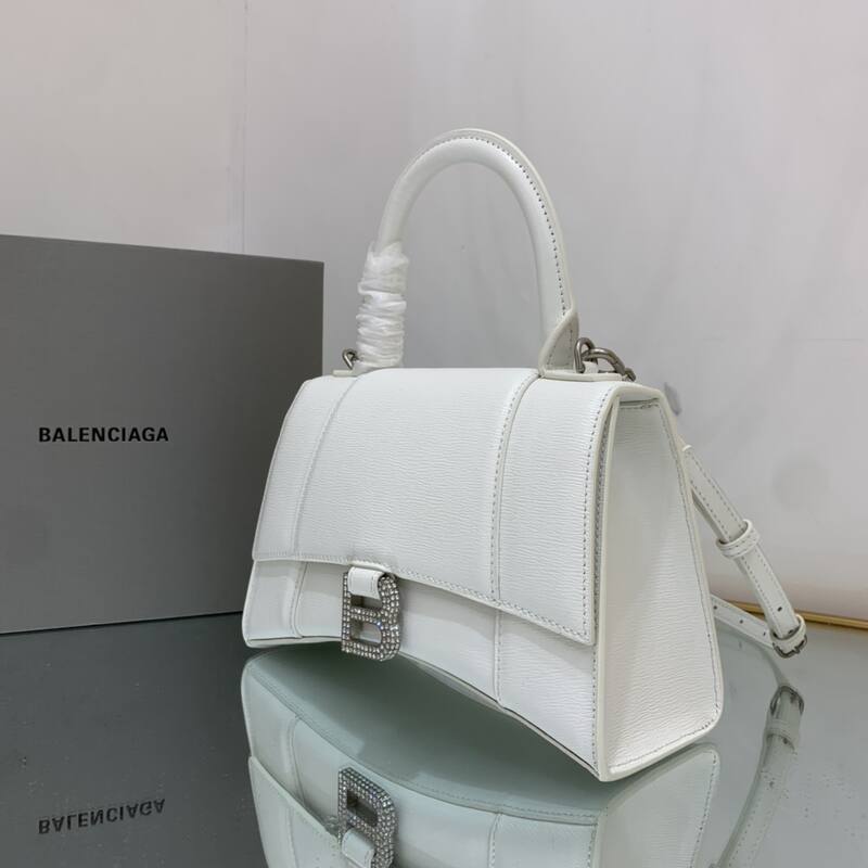 Balenciaga Hourglass White 23x14x10cm shoulder bag — Premium Replica