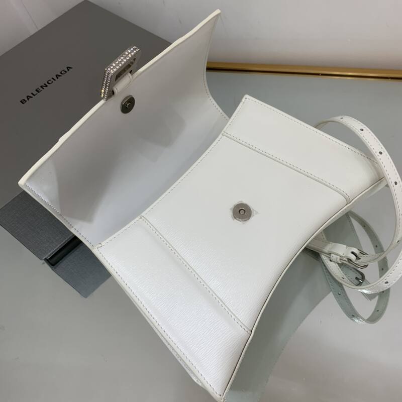 Balenciaga Hourglass White 23x14x10cm shoulder bag — Premium Replica