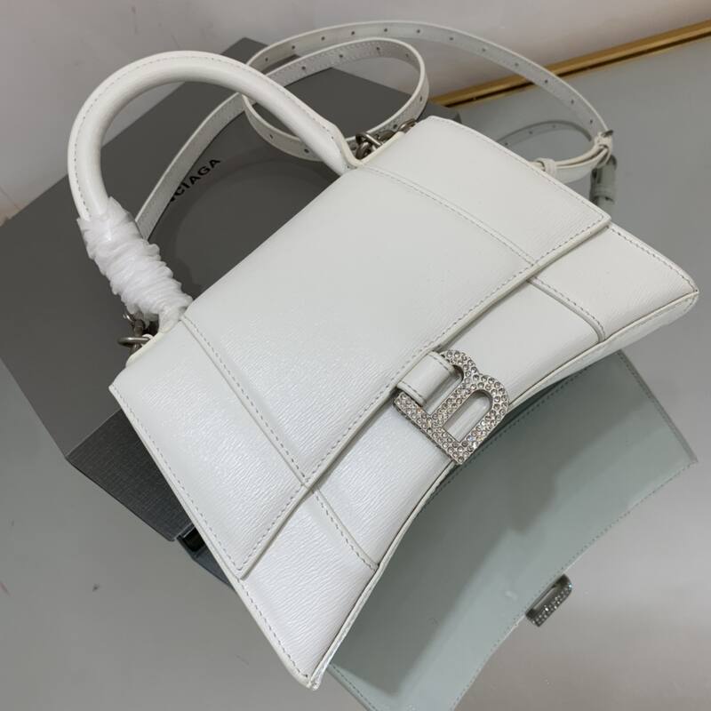 Balenciaga Hourglass White 23x14x10cm shoulder bag — Premium Replica