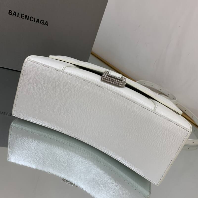 Balenciaga Hourglass White 23x14x10cm shoulder bag — Premium Replica