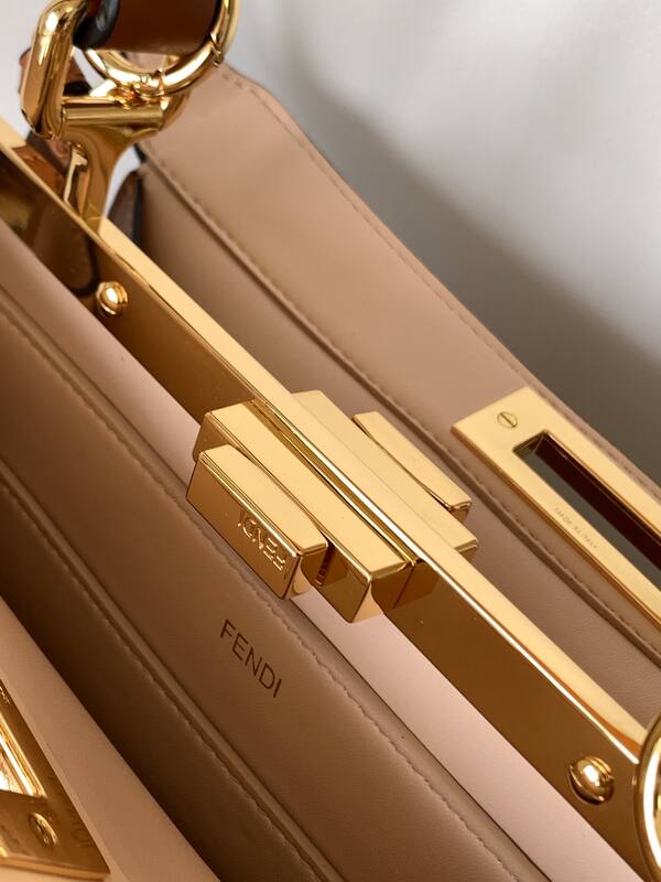 Fendi Peekaboo Brown 33x22x14cm shoulder bag — Premium Replica