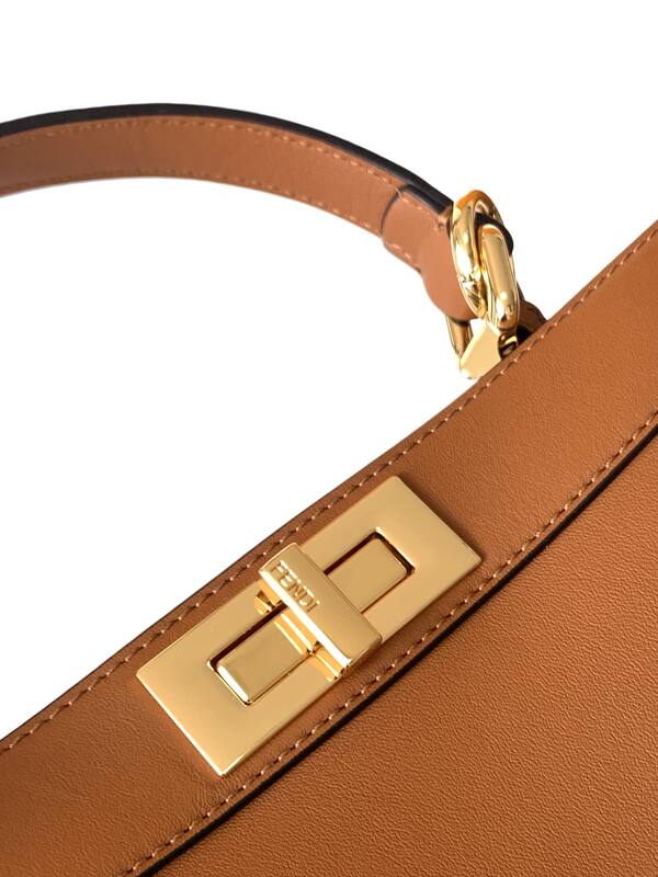 Fendi Peekaboo Brown 33x22x14cm shoulder bag — Premium Replica