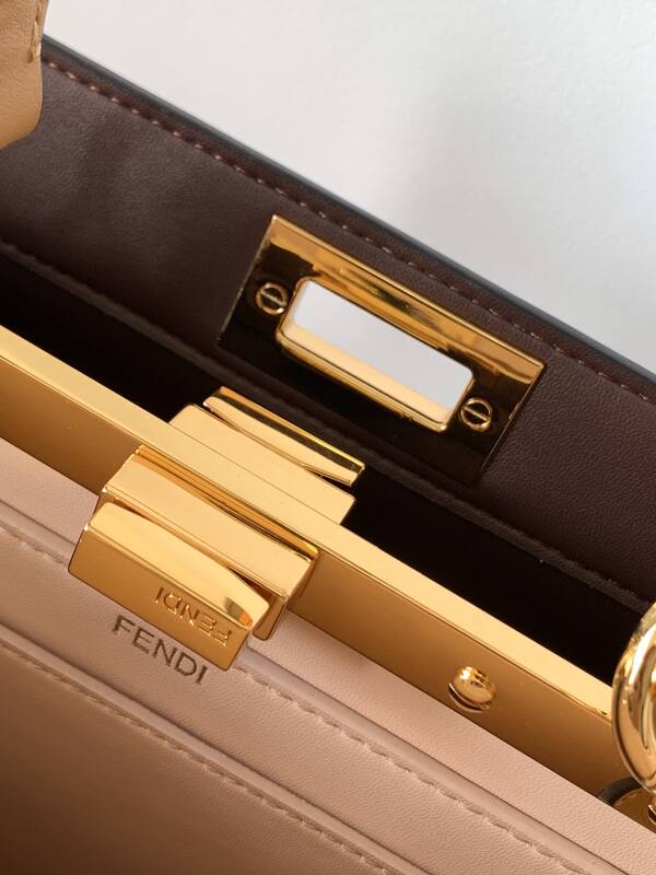 Fendi Peekaboo Beige 33x22x14cm shoulder bag — 1:1 Replica