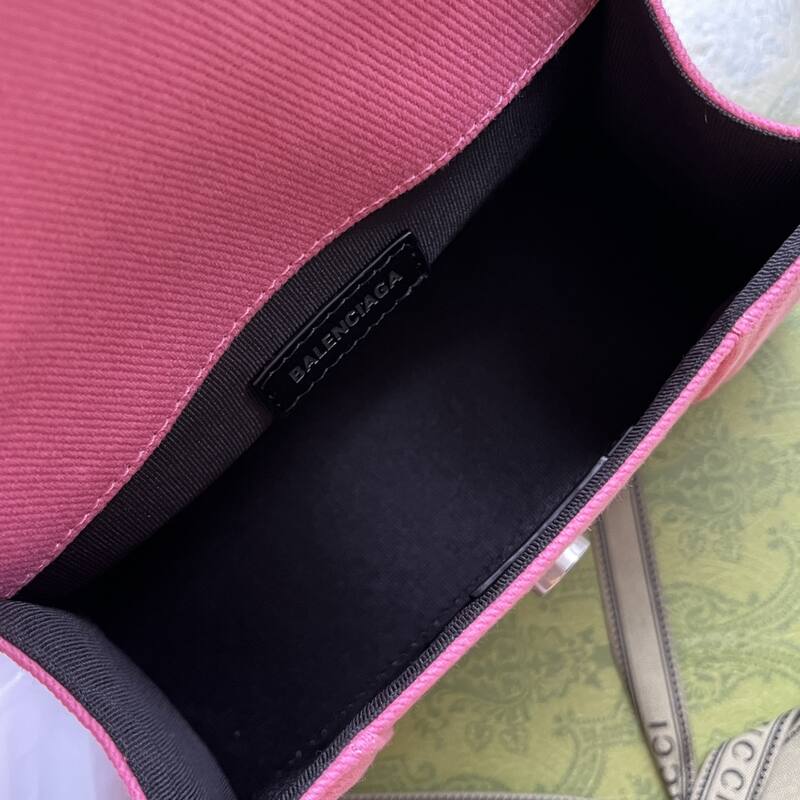 Balenciaga Hourglass Pink 23x14x10cm shoulder bag — 1:1 Replica