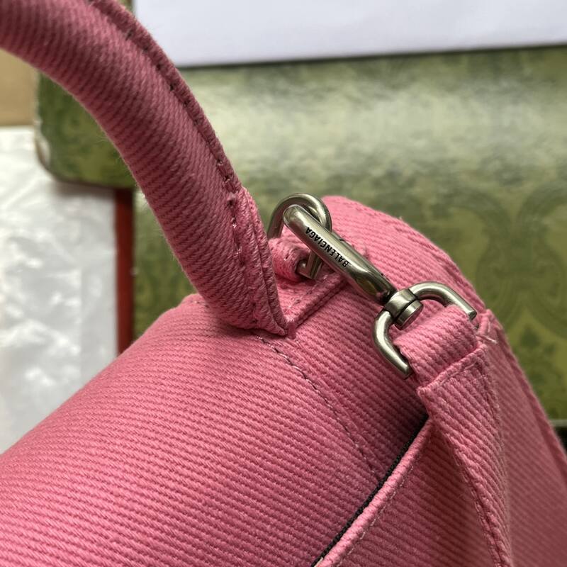 Balenciaga Hourglass Pink 23x14x10cm shoulder bag — Premium Replica