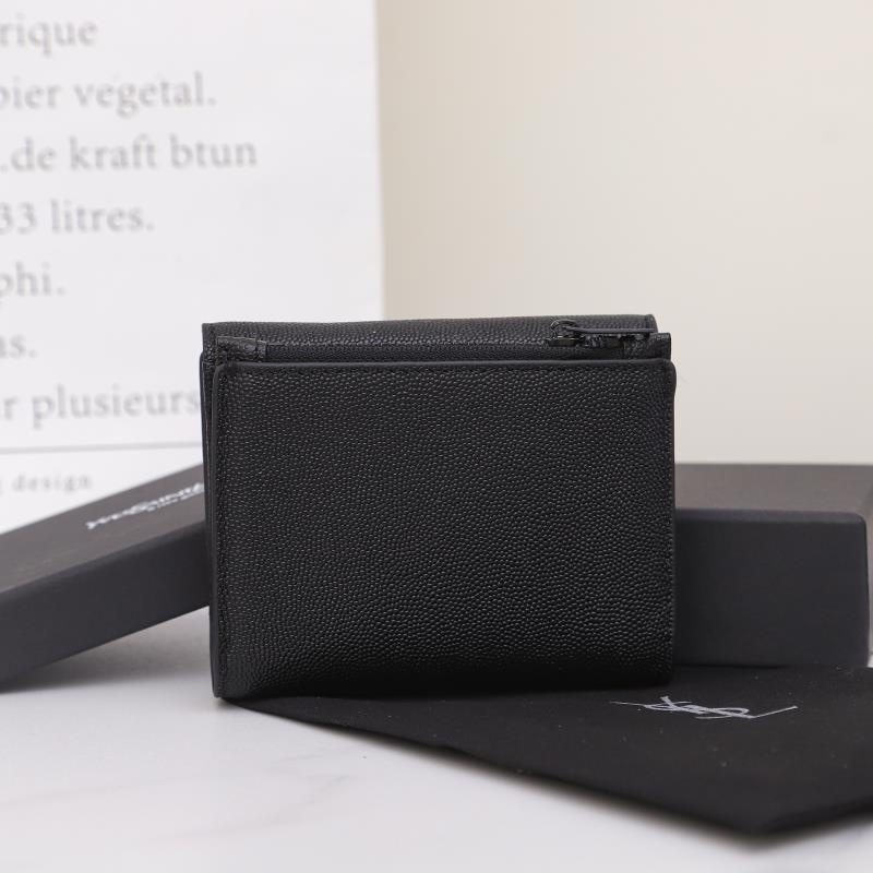 Saint Laurent Monogram Black croc-embossed 12 5x10x2 wallet — AAA Quality Replica