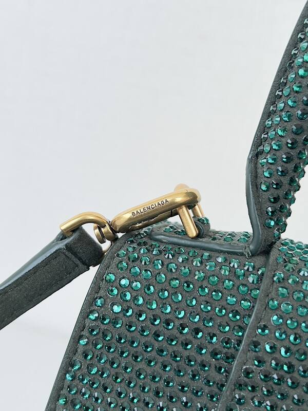 Balenciaga Hourglass Green 23x14x10cm shoulder bag — Top Quality Replica