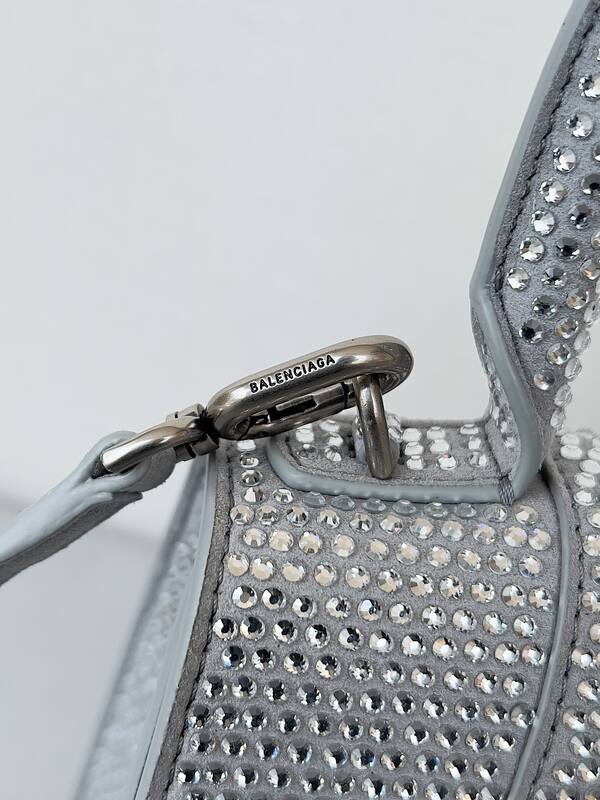 Balenciaga Hourglass Silver 23x14x10cm shoulder bag — AAA Quality Replica
