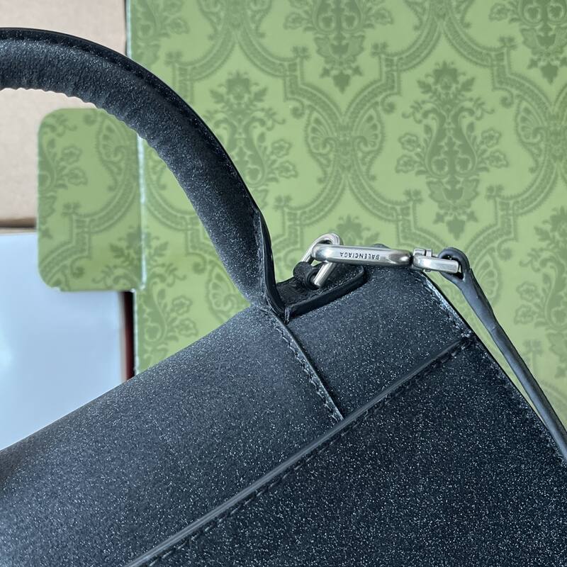 Balenciaga Hourglass Black 23x14x10cm shoulder bag — 1:1 Replica