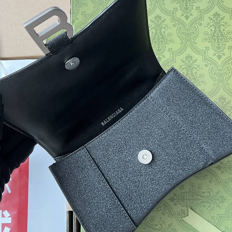 Balenciaga Hourglass Black 23x14x10cm shoulder bag — 1:1 Replica