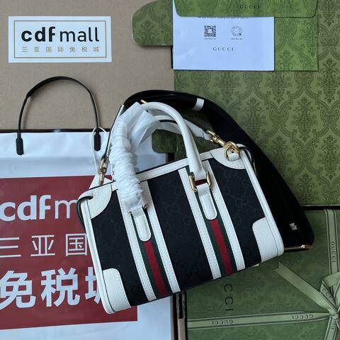 Gucci Black White GG canvas everyday Top Quality Replica