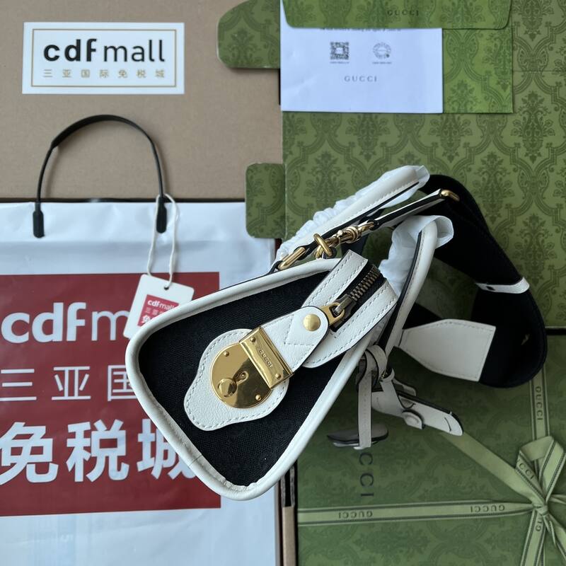Gucci Black White GG canvas everyday — Top Quality Replica