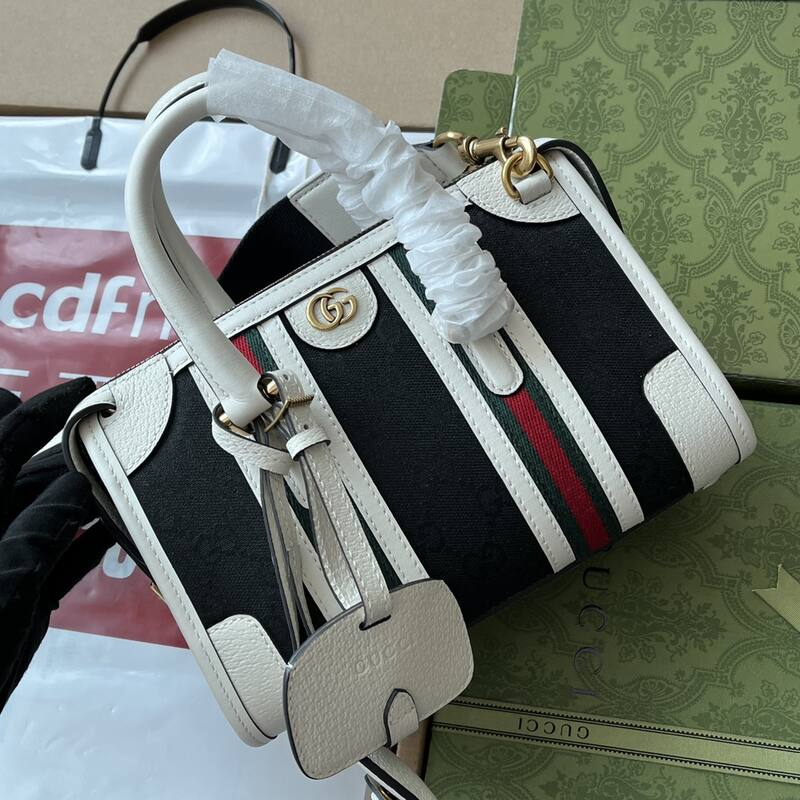 Gucci Black White GG canvas everyday — Top Quality Replica