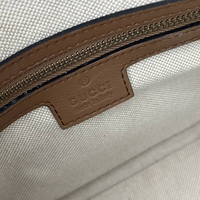 Gucci Diana Beige leather with Web stripe shoulder — Premium Replica