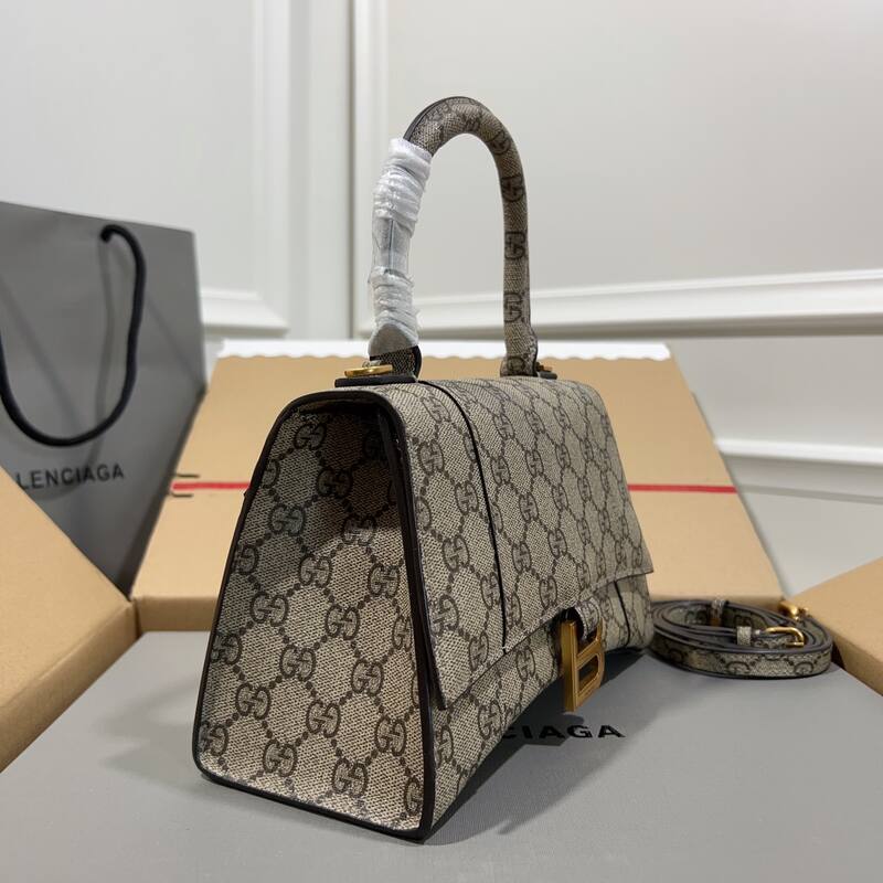 Balenciaga Hourglass Monogram 23x14x10cm shoulder bag — Top Quality Replica