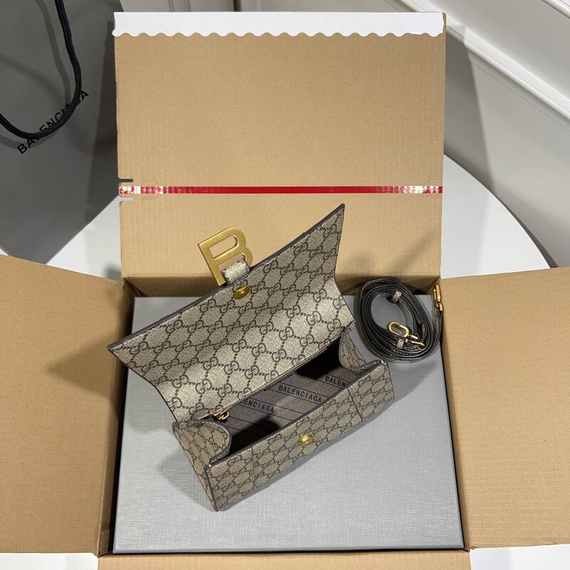 Balenciaga Hourglass Monogram 23x14x10cm shoulder bag — Top Quality Replica