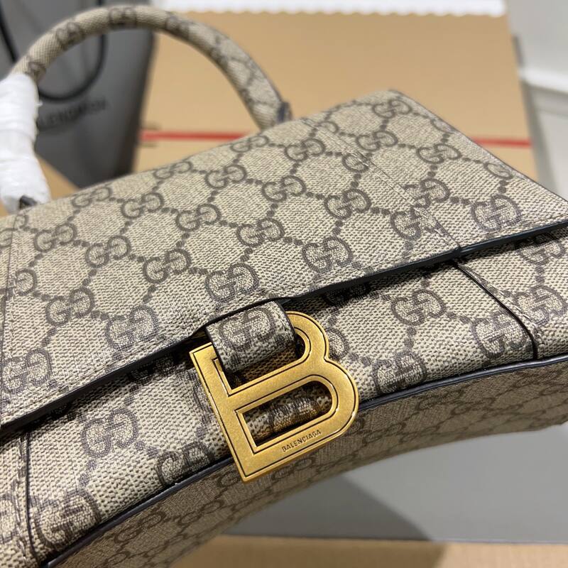 Balenciaga Hourglass Monogram 23x14x10cm shoulder bag — Top Quality Replica