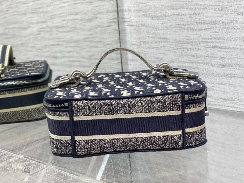 Dior Navy Blue Beige travel — AAA Quality Replica