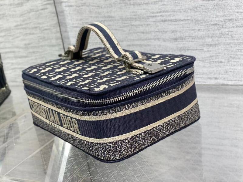 Dior Navy Blue Beige travel — AAA Quality Replica
