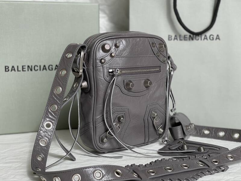 Balenciaga Le Cagole Grey shoulder bag — 1:1 Replica