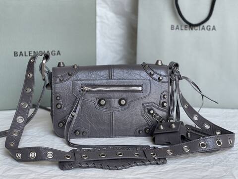 Balenciaga Le Cagole Gray 26x14cm shoulder bag Premium Replica