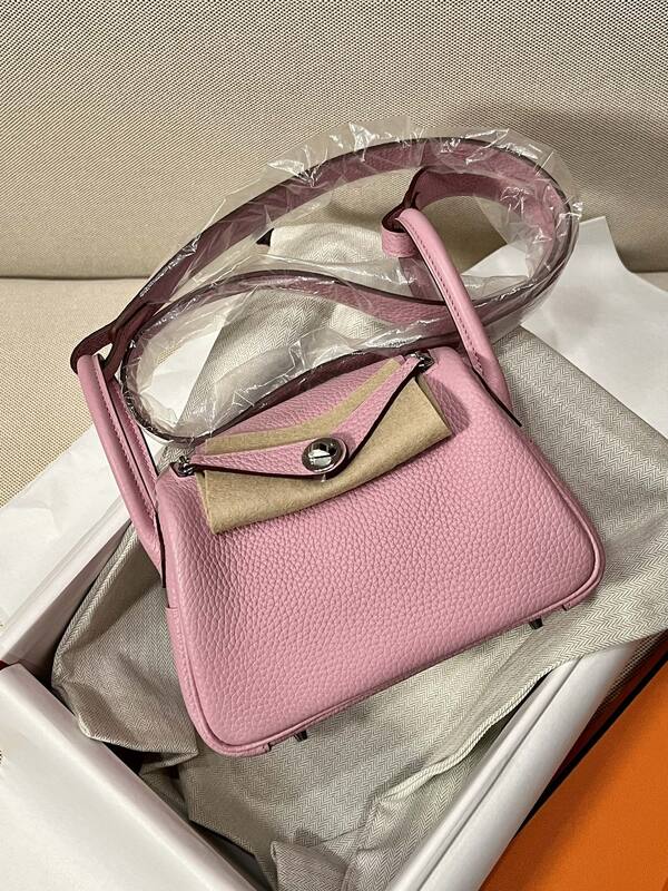 Hermes Lindy Pink mini shoulder — 1:1 Replica