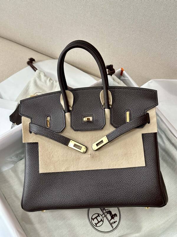 Hermes Birkin 25 Chocolate Togo everyday — 1:1 Replica