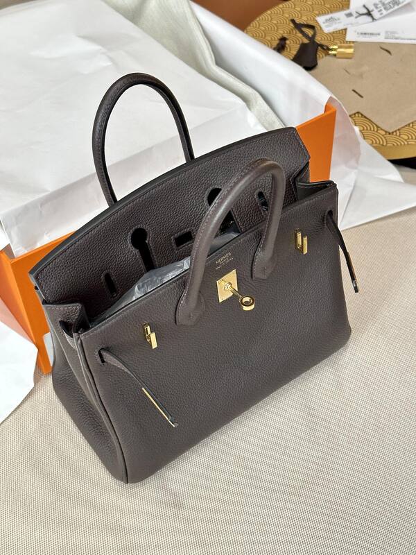 Hermes Birkin 25 Chocolate Togo everyday — 1:1 Replica