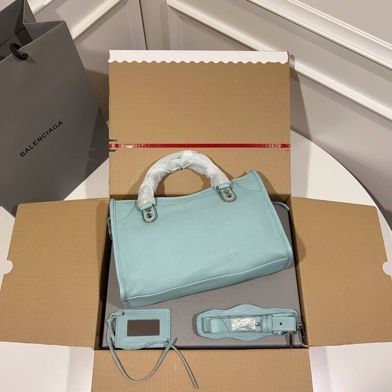 Balenciaga City Blue 38x28x15cm shoulder bag — 1:1 Replica