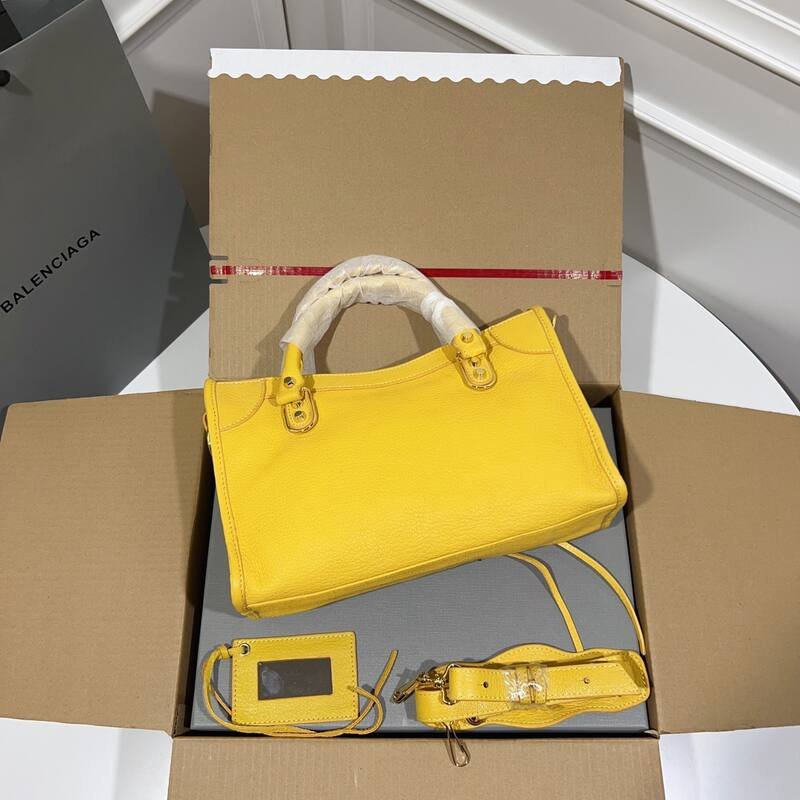 Balenciaga City Gold 38x28x15cm shoulder bag — Premium Replica