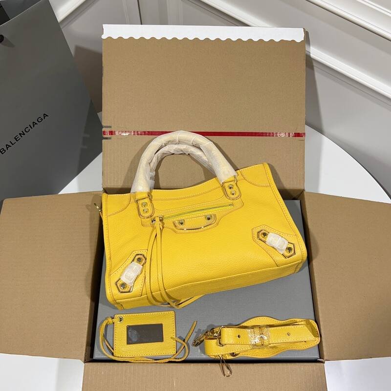Balenciaga City Gold 38x28x15cm shoulder bag — Premium Replica