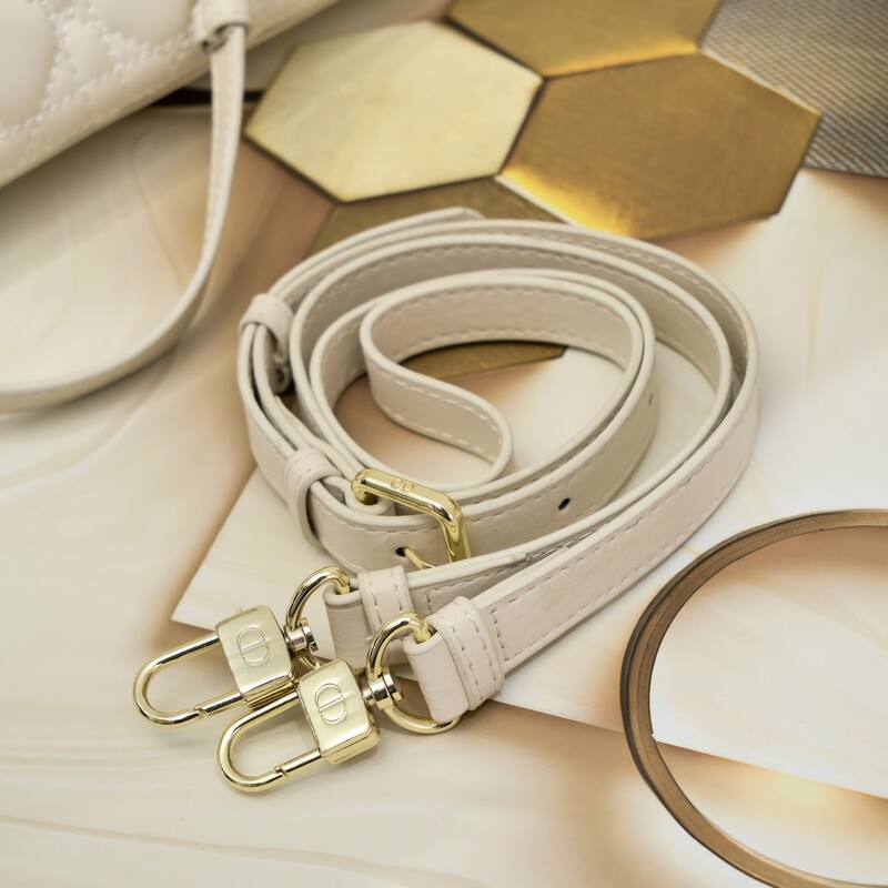 Dior Lady D-Joy White 26 6 shoulder — Premium Replica