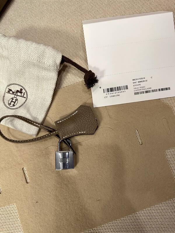 Hermes Birkin 25 Taupe everyday — Top Quality Replica