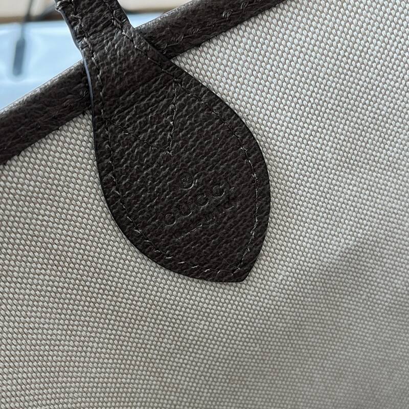 Gucci GG Supreme Web Tote GG Supreme Brown Green Red — Premium Replica